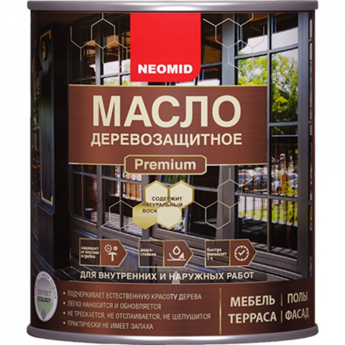 Деревозащитное масло NEOMID Premium H-MACLOPREM-0,75/CIH