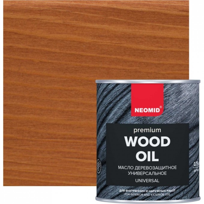 Деревозащитное масло NEOMID Premium H-MACLOPREM-0,75/TIK